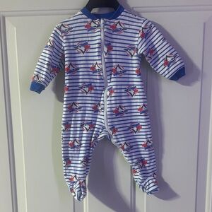 Snugabye Blue Jays Infant Sleeper, 3-6 months